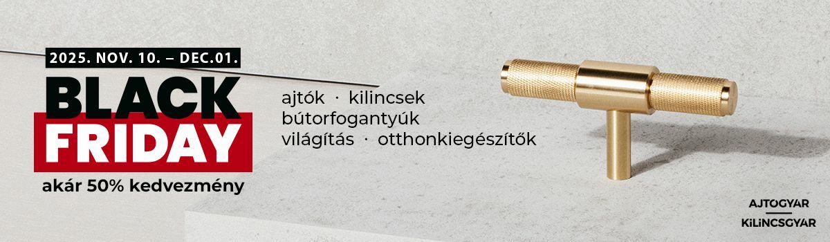 Ajtógyár Black Friday