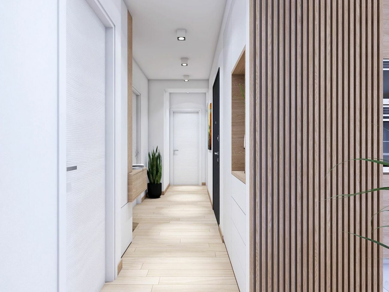 A léces dekorokból a közlekedőbe is jutott