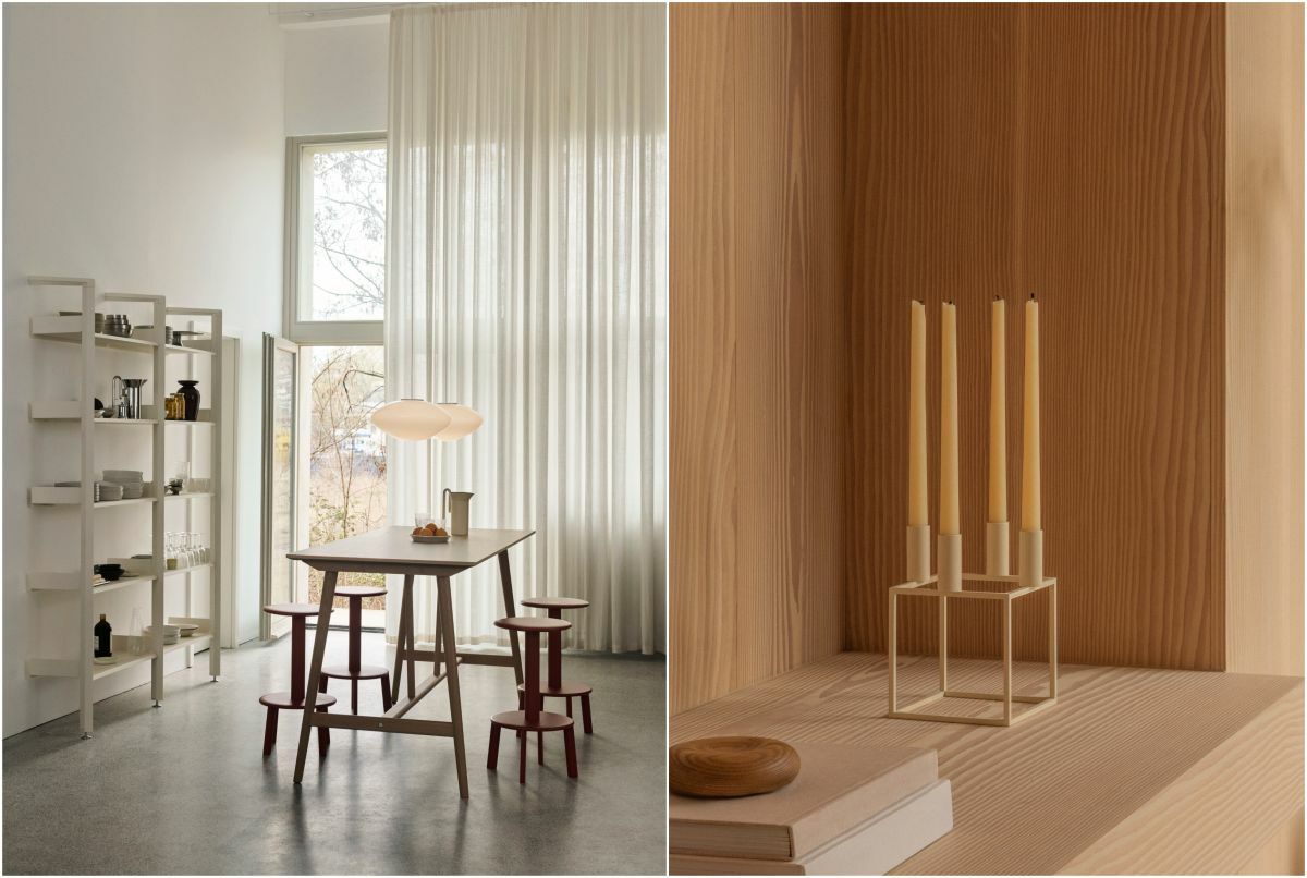 Design bútorok és gyertyatartó