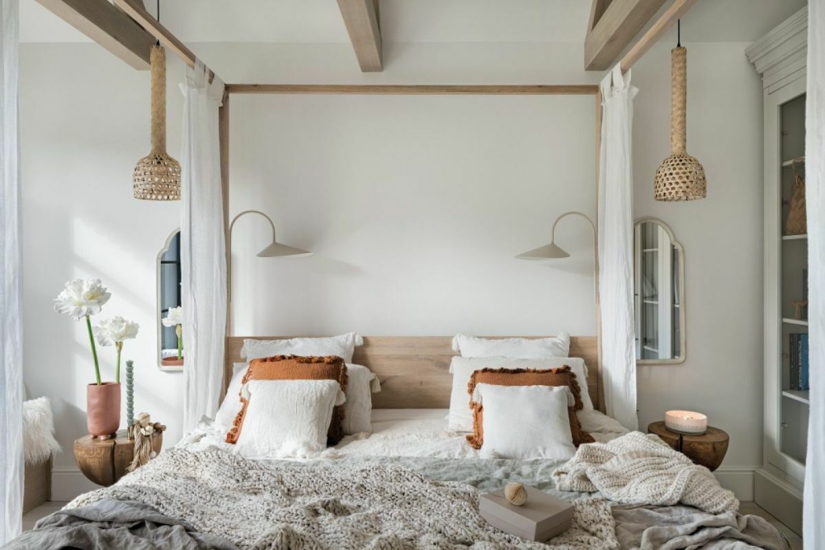 Olvasólámpa hálószobában