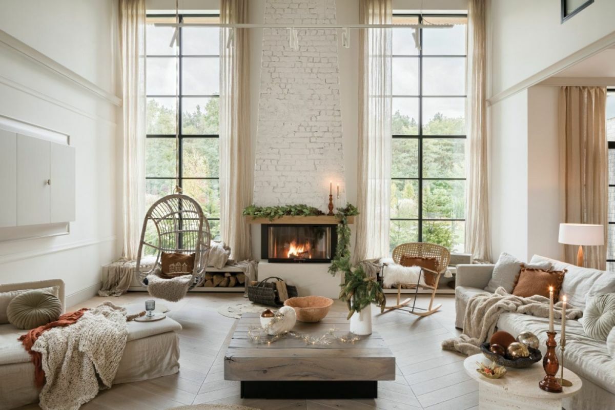 Kandalló a farmházban