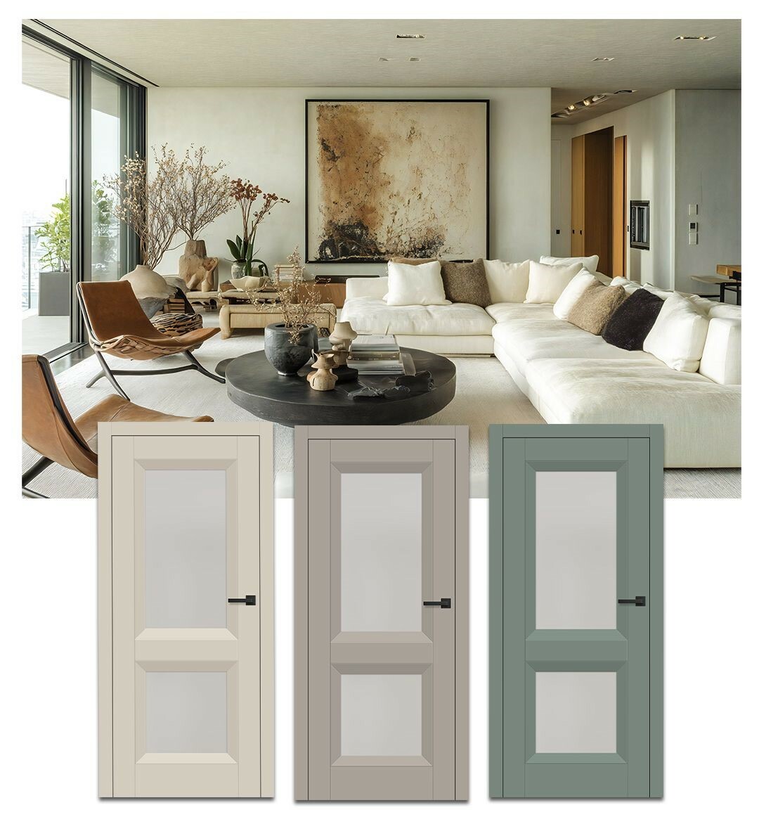 Festett KrisbaDoors ajtó