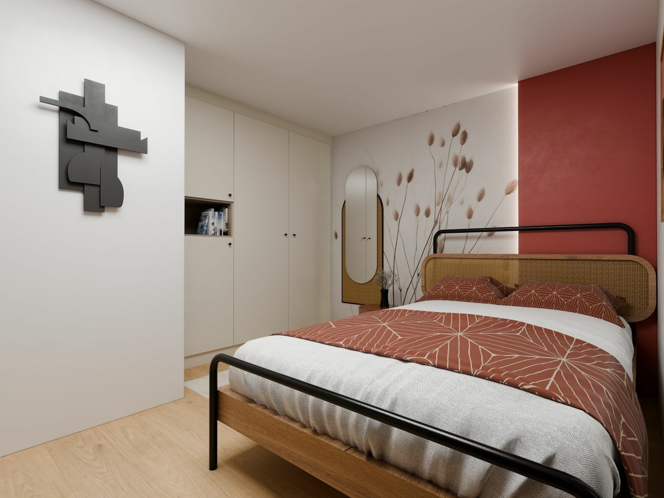 Galérián kialakított gardrób ötlet