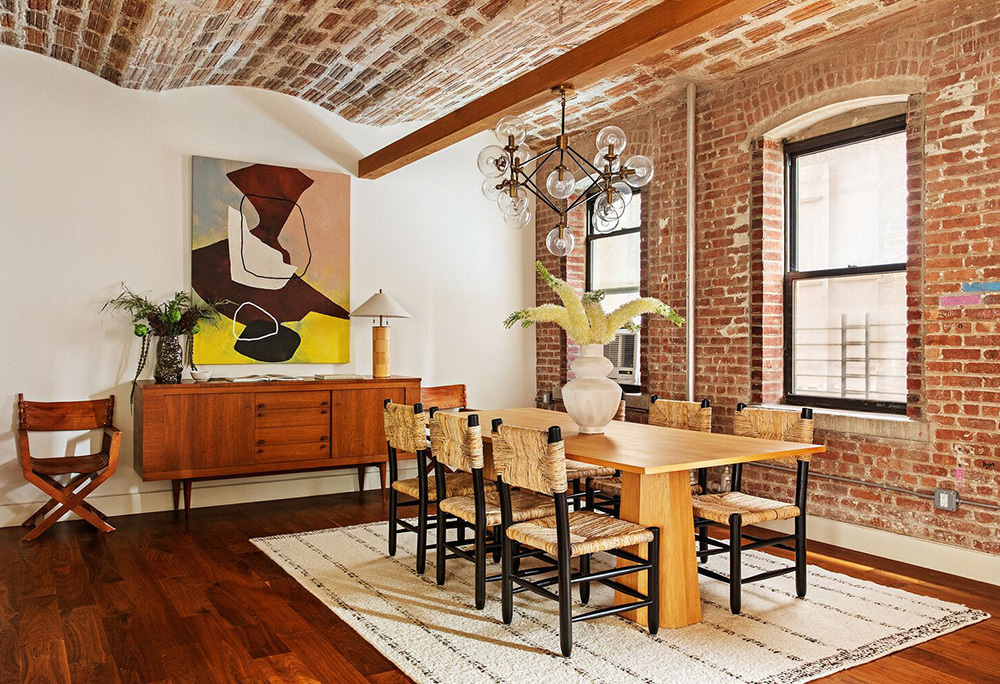 Tömörfa étkezőasztal