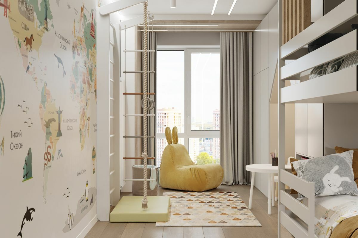 Kreatív gyerekszoba lakberendezés