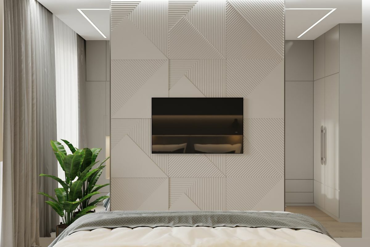 3D dekorfal konzolos tévével