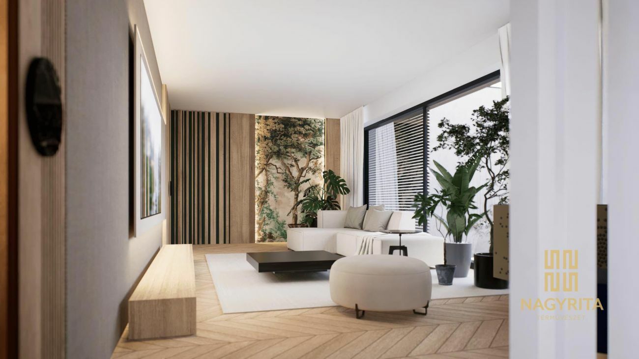 Emeleti nappali sok természetes fénnyel