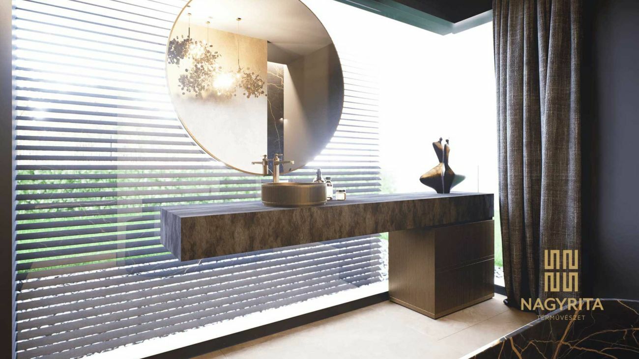 Hálóhoz kapcsolódó mosdópult