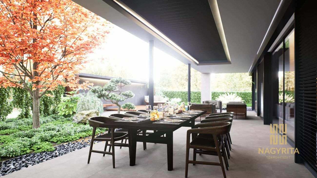 Kültéri luxus étkező