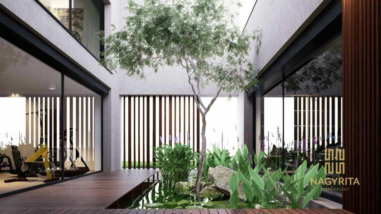 Belső kert a természet közelsége