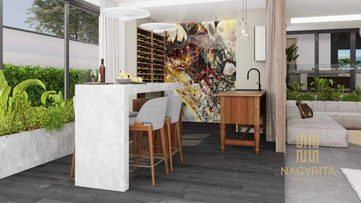 Nyitott otthoni borozó