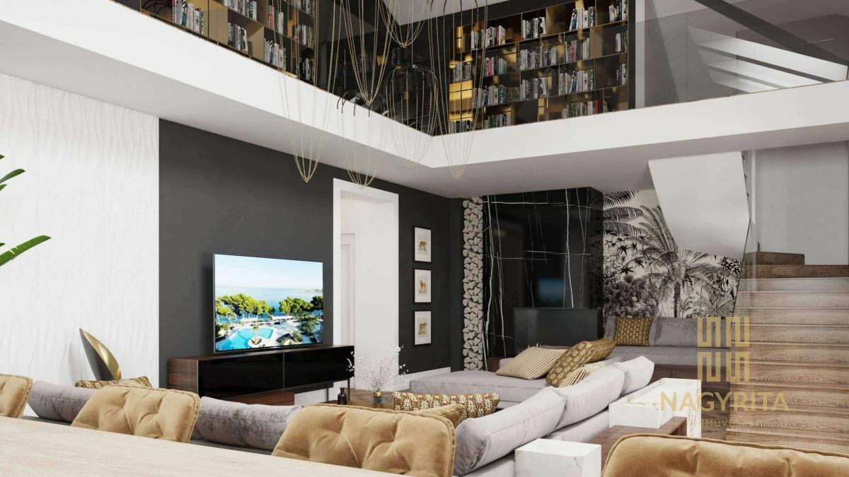 Minimalista nappali világos bútorokkal