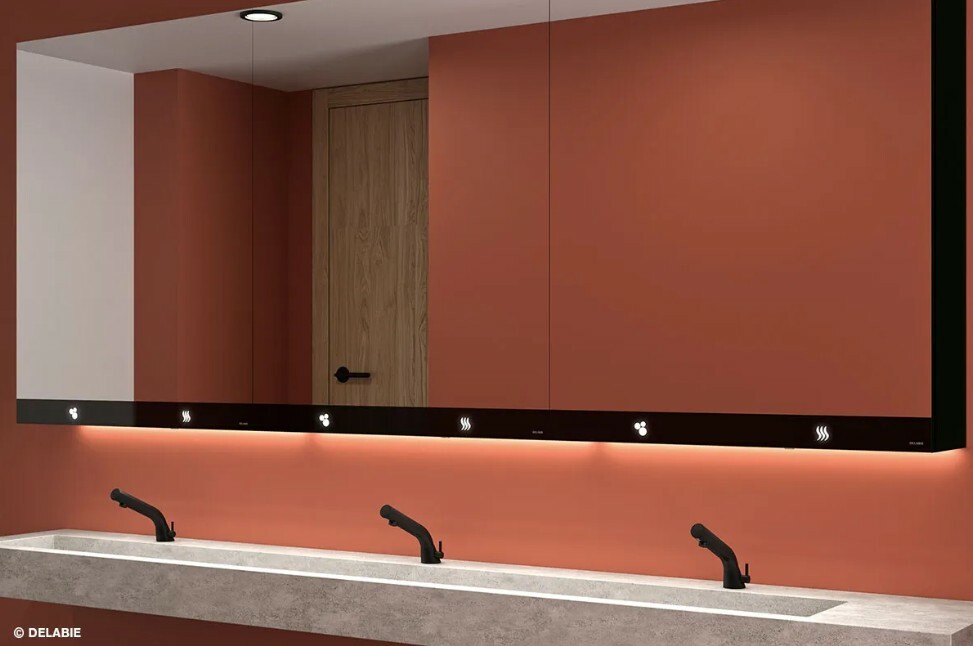 DELABIE tükrös szaniter egység