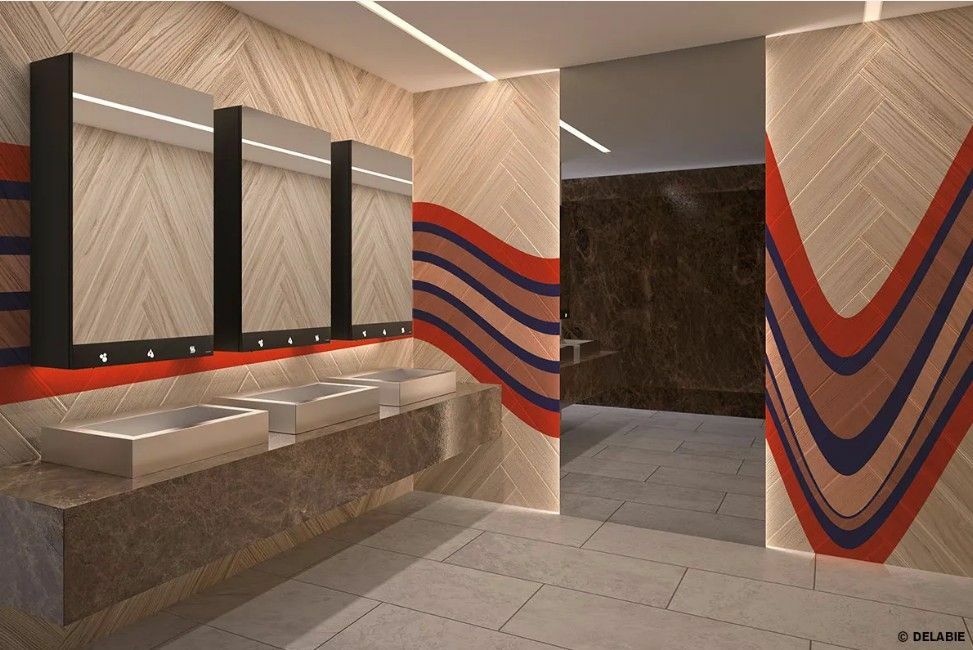 DELABIE tükrös kézszárító