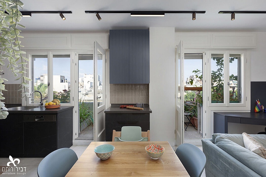 Teraszos kis lakás Tel-Avivban