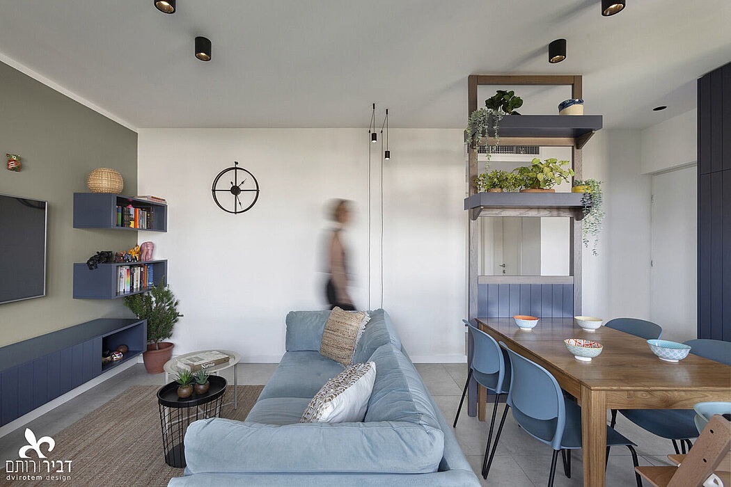 Térben álló kanapé alkalmazása