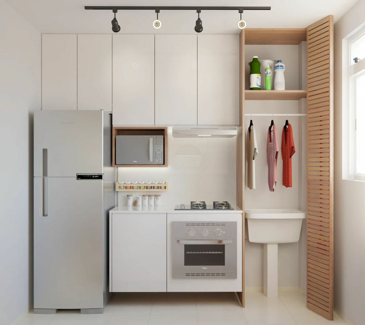 A mosáshoz való eszközök tárolása