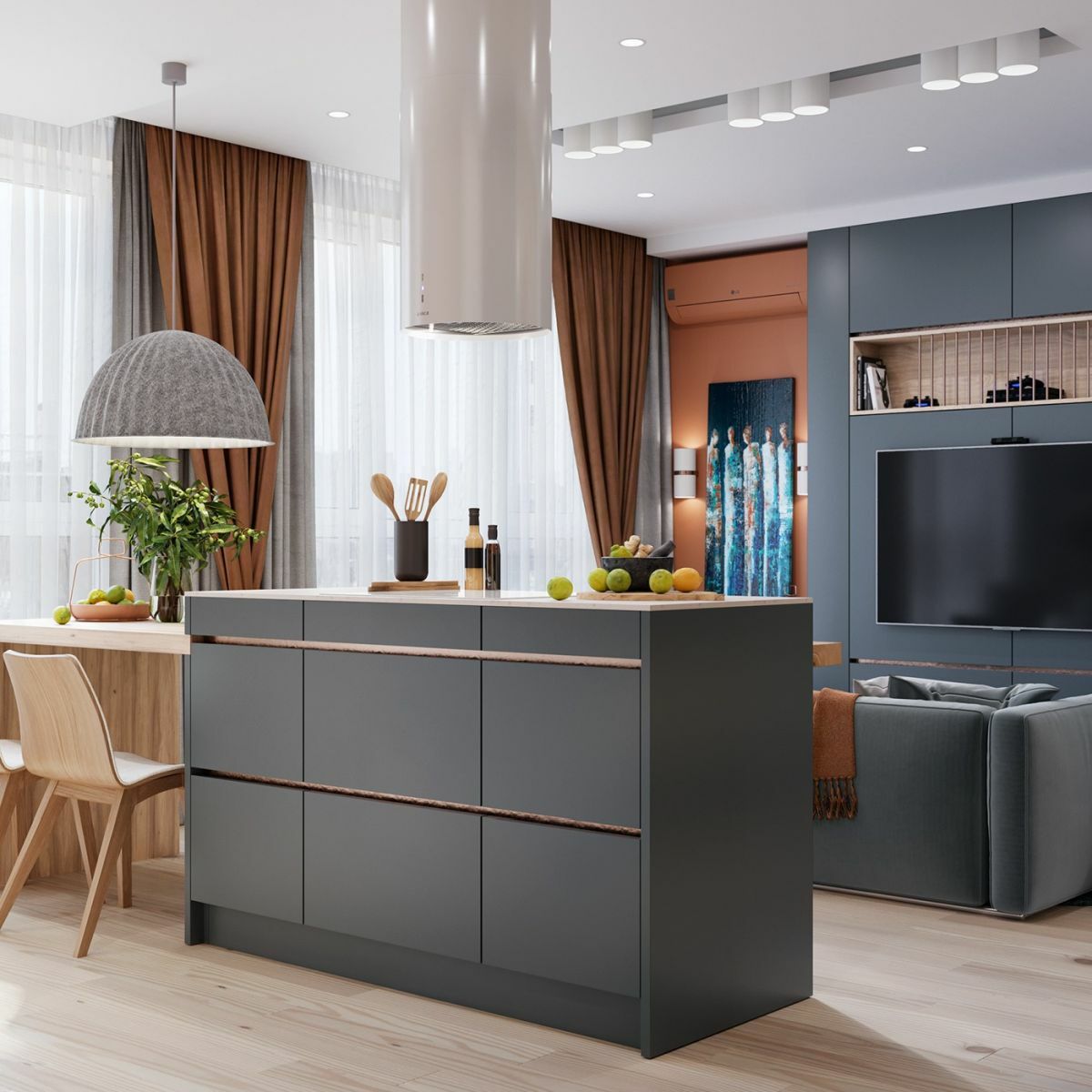 Kutyafekhely a konyhaszigetben