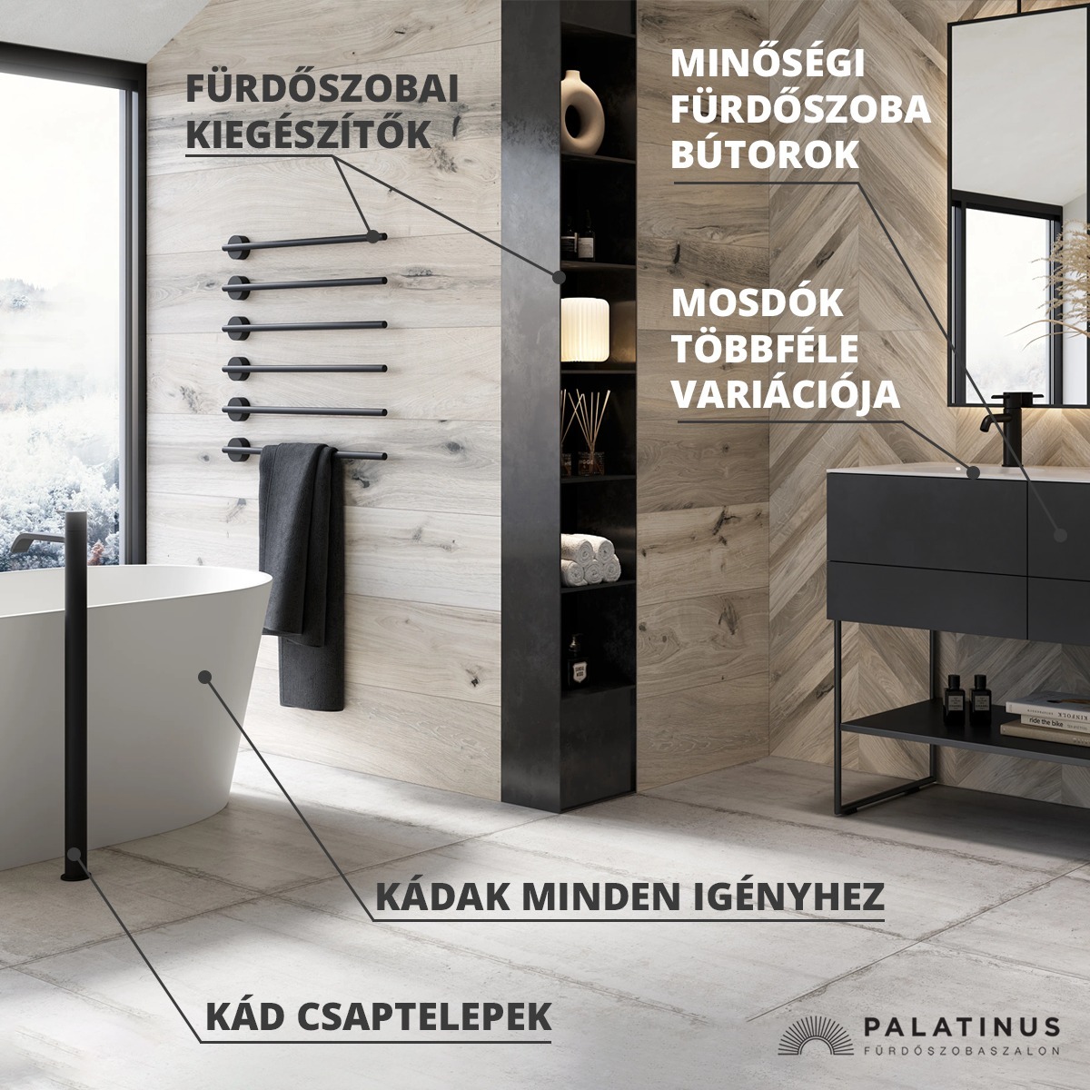 Palatinus Fürdőszobaszalonok burkolat