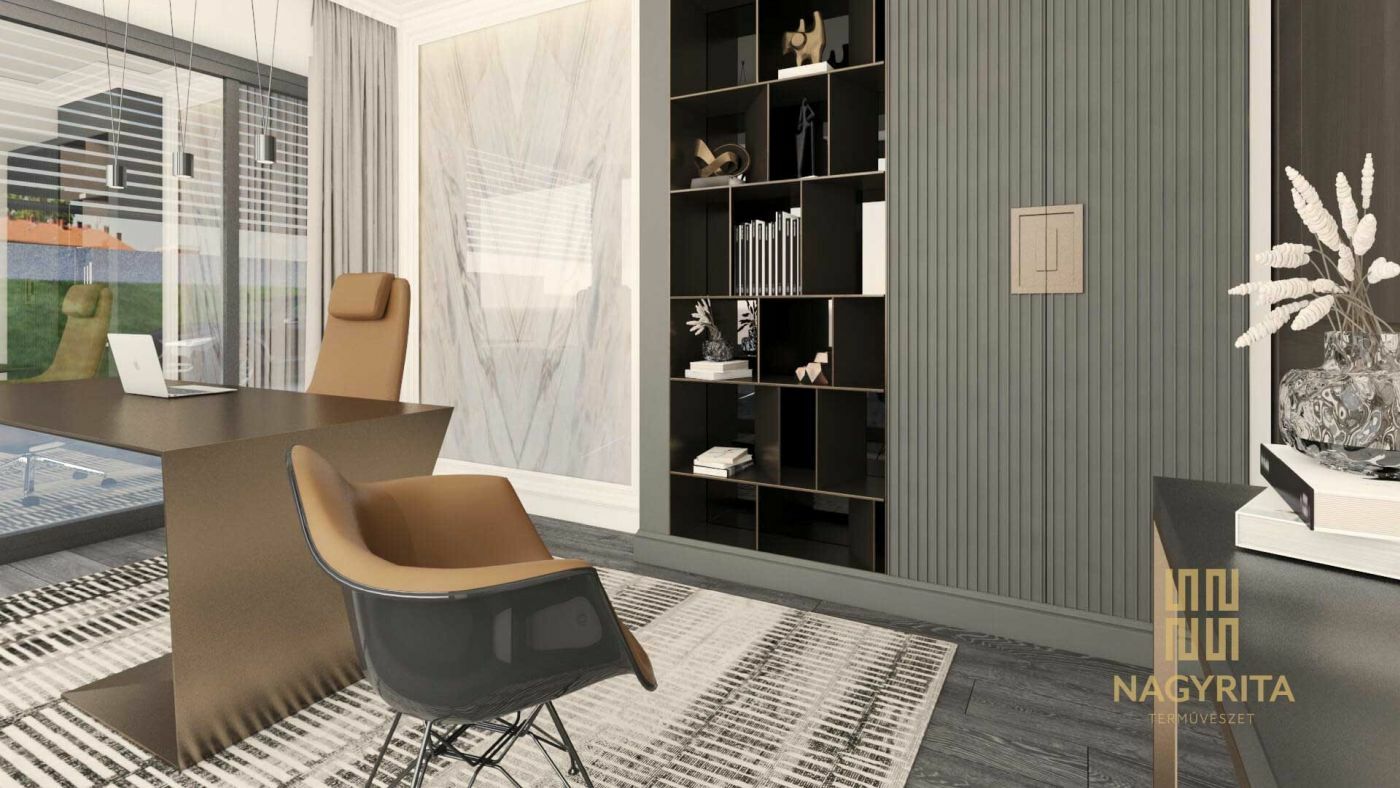 Stílusos bútorok a rendhagyó irodában