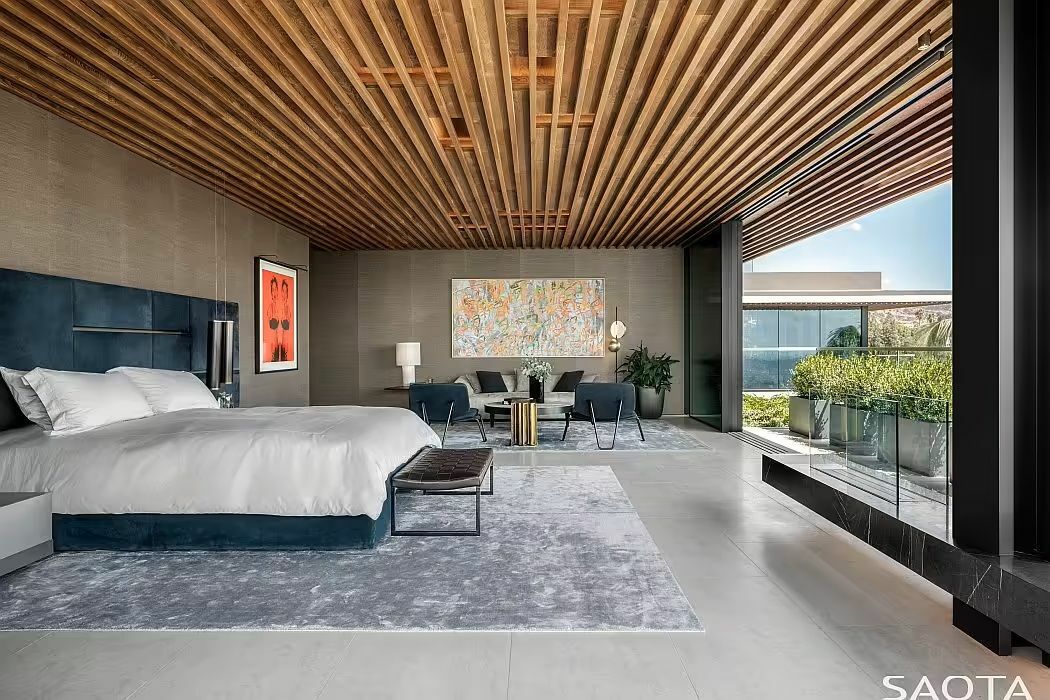 Léces dekoráció hálószoba mennyezetén