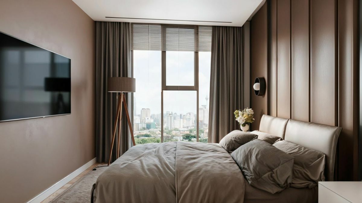 Igényes és elegáns hálószoba lakberendezés