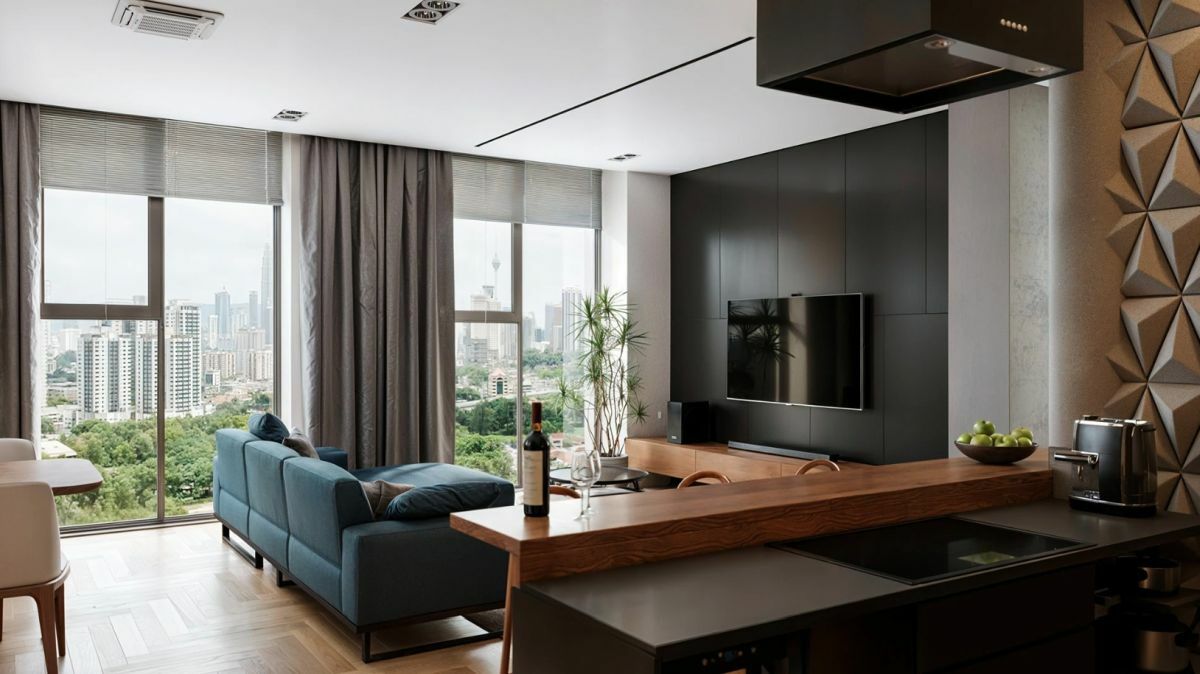 Antracit nappali fal