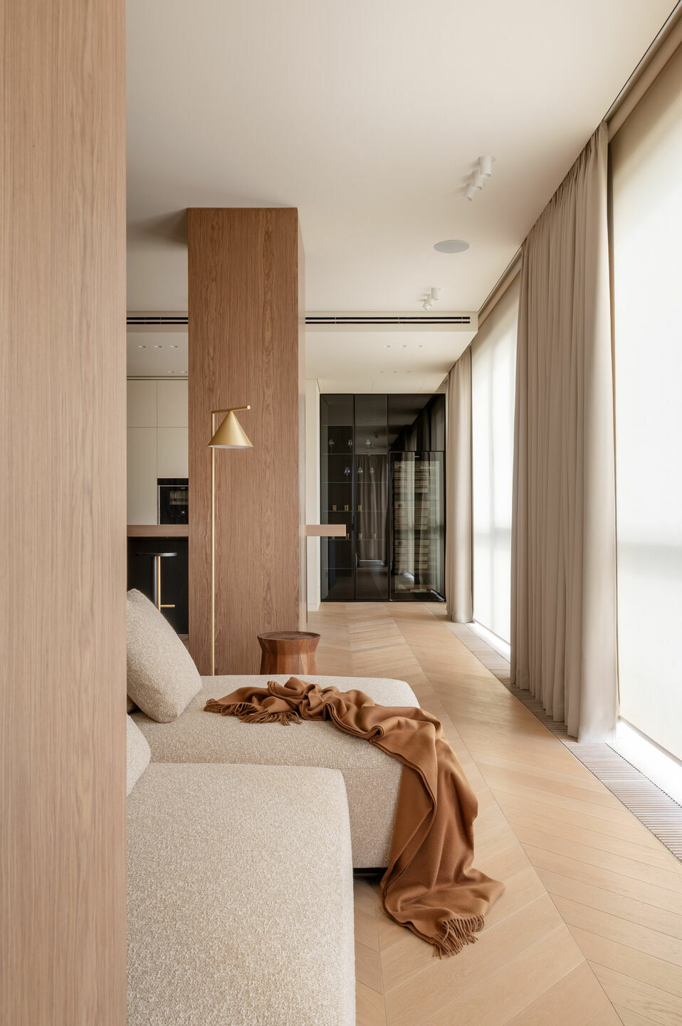 Halszálka mintás padlóburkolat