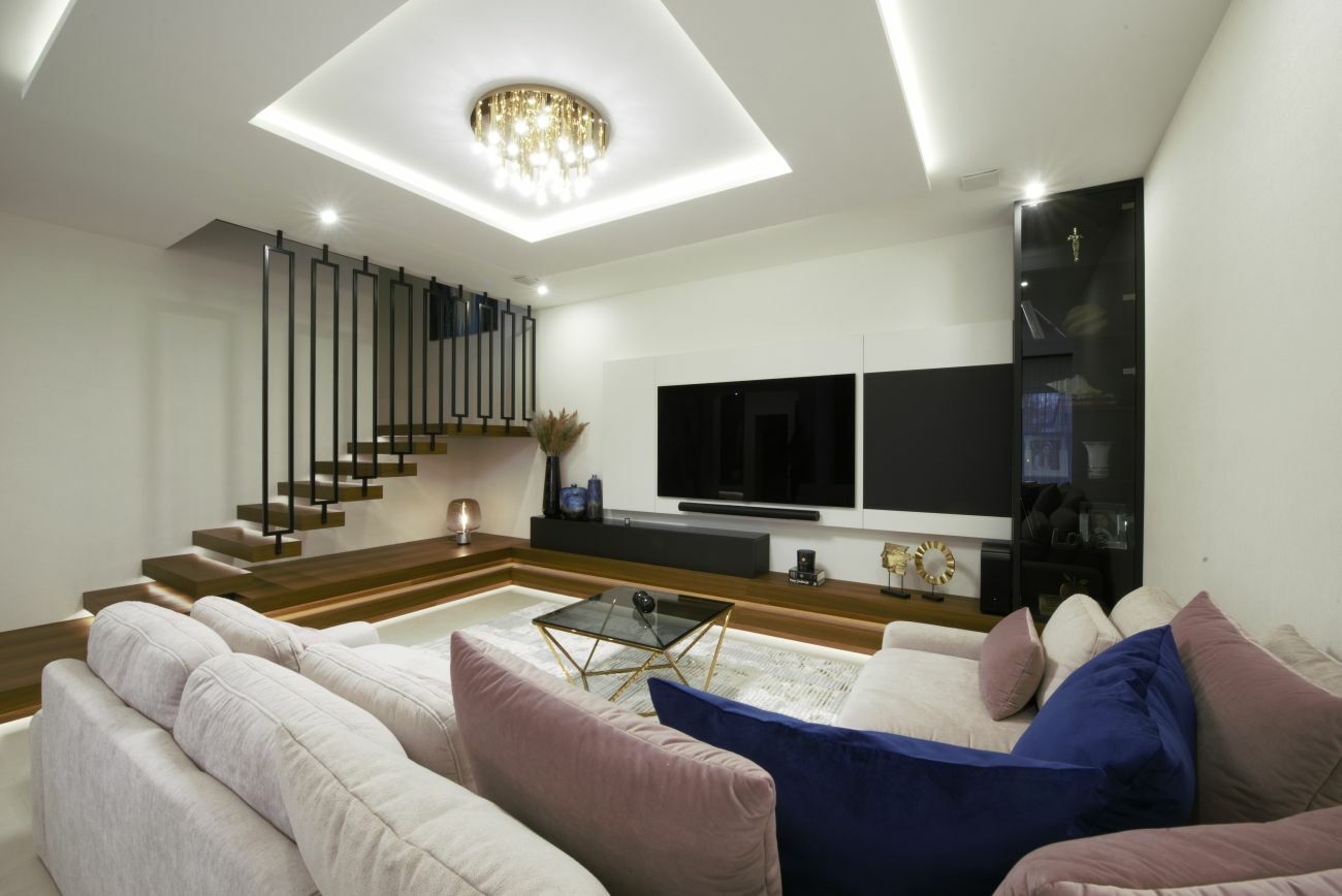 Elegáns fekete nappali bútorok