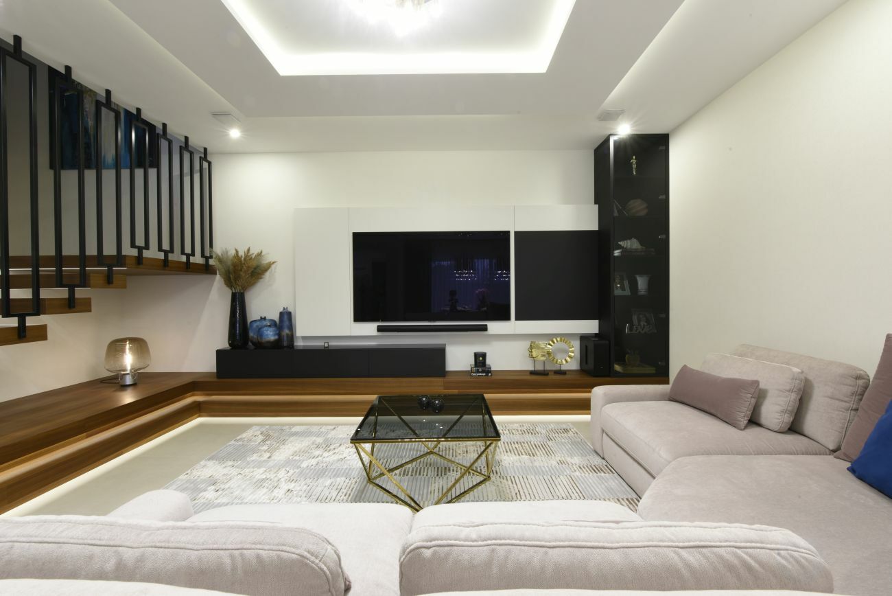 Egyedi tervezésű nappali bútor