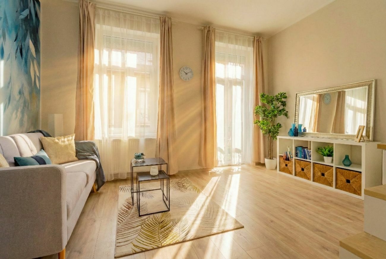 Laminált parketta a nappaliban