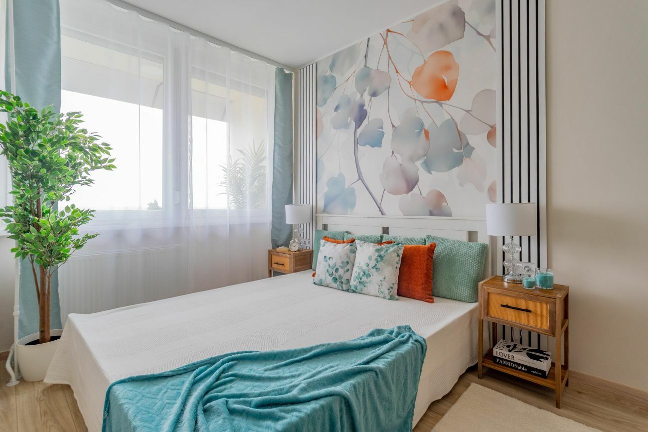 Kellemes színek a világos hálóban