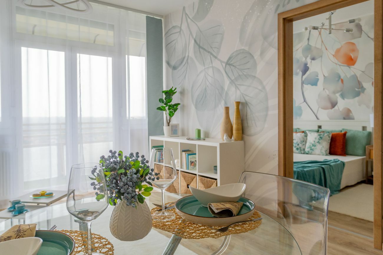 Pasztell színű taptéta dekoráció