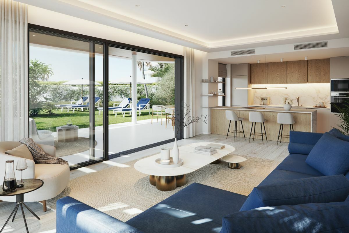 A lakások nappalija