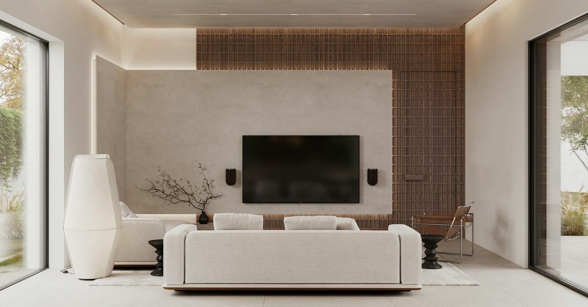 Minimál lakberendezés földszínekkel