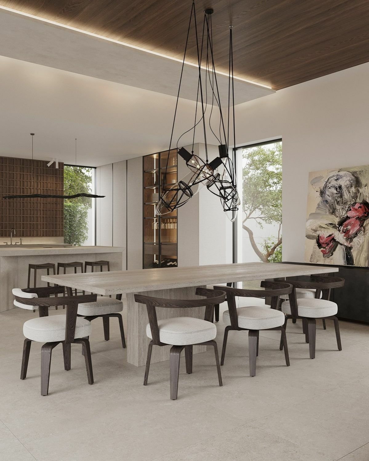 Modern és elegáns étkező