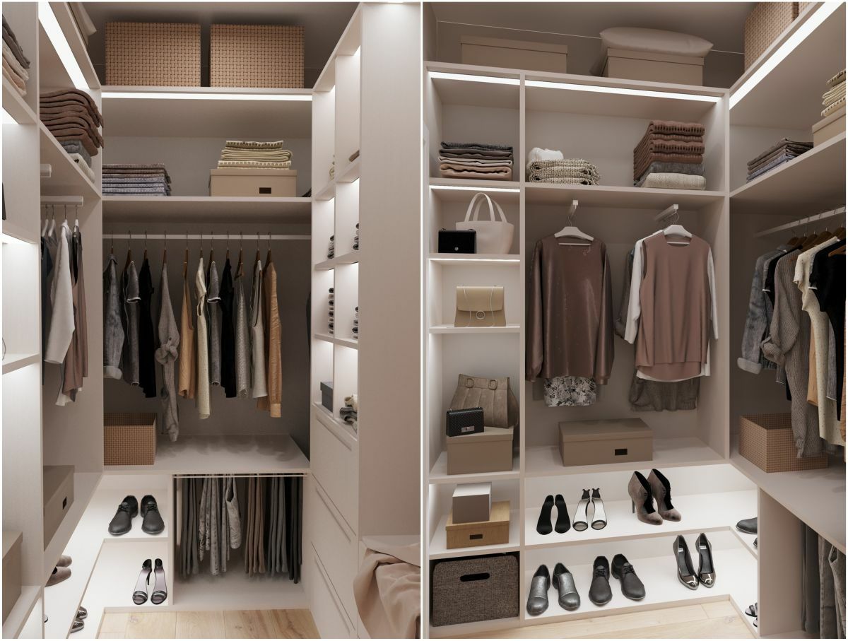 Polcos gardróbszoba