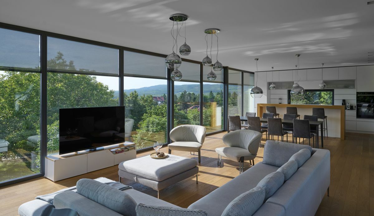 Budakeszi villa nappali