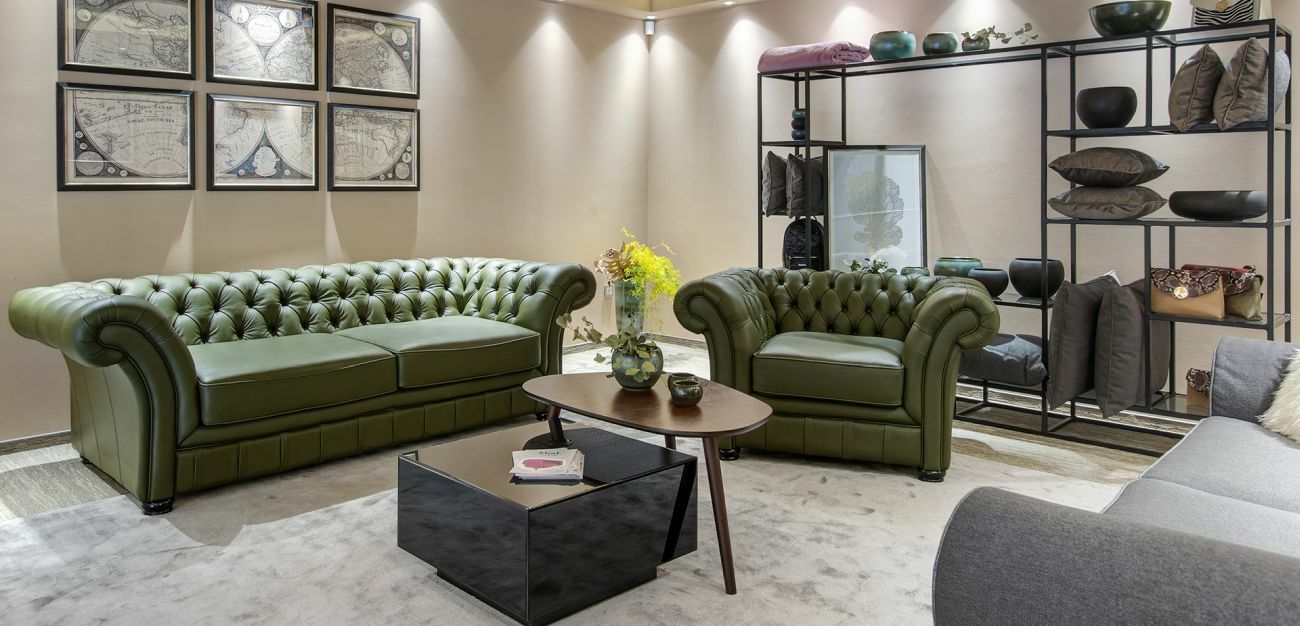 London Chesterfield kanapé