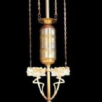 Patinás lámpa régi lámpa szecessziós, art deco bauhaus és csillárok