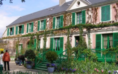 Monet gyönyörű kertje Normandiában