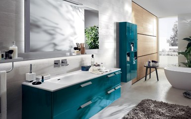 Modern Scavolini fürdőszoba bútorok
