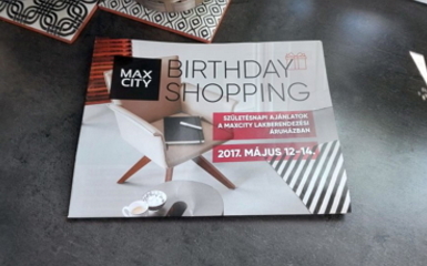 Születésnapi ajánlatok a MAXCity lakberendezési áruházban
