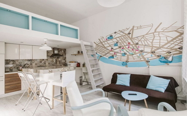 Ilyen egy trendi 80 m2-es Airbnb lakás Budapest szívében