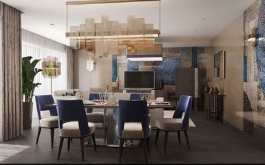 Elegancia felsőfokon - Sicis bútorokkal és burkolatokkal díszített terek egy családi házban