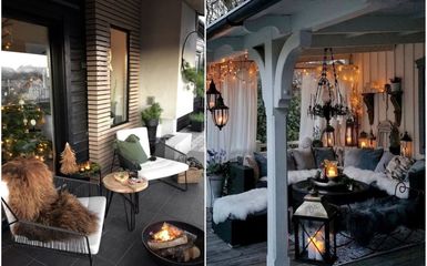 Télen is tedd kényelmessé a pihenést a teraszon és a verandán!