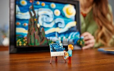 Vincent van Gogh ikonikus festménye LEGO elemekből?