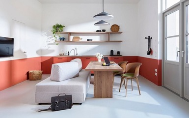 Ezek a kis lakások egy régi gyárépületben születtek újjá nem mindenapi formában