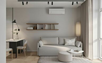 Modern és monokróm - Kis lakás natúr színekkel és költséghatékony lakberendezéssel