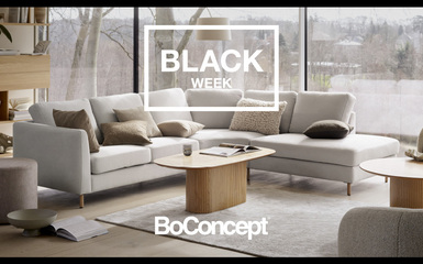 2025-ben is Black Week a BoConceptnél – Dán dizájn, most kedvező árakon!